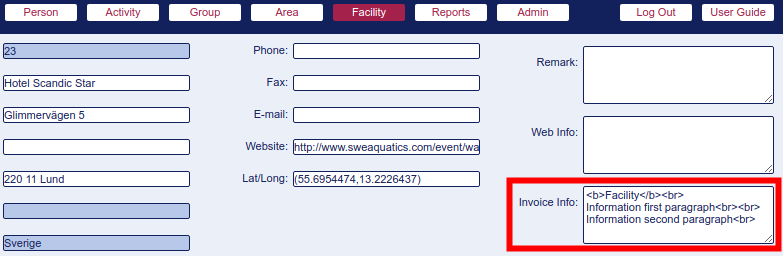 Invoice Facility