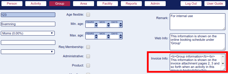 Invoice Group