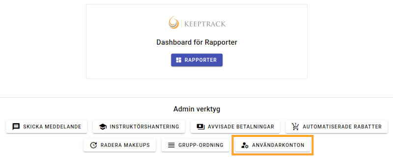 User account tool
