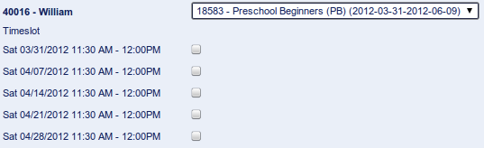 Attendance window