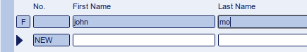 Find form filled in