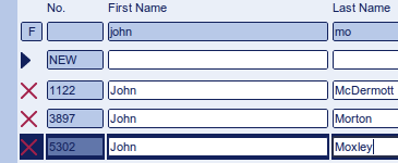 Find form marked