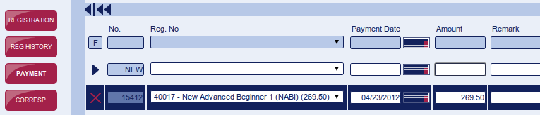 Payment registration done