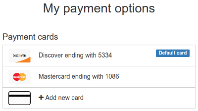 My cards