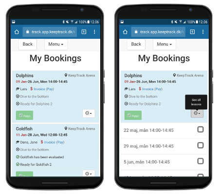 My Bookings