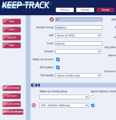 Dedicated makeup group Dedicated makeup group